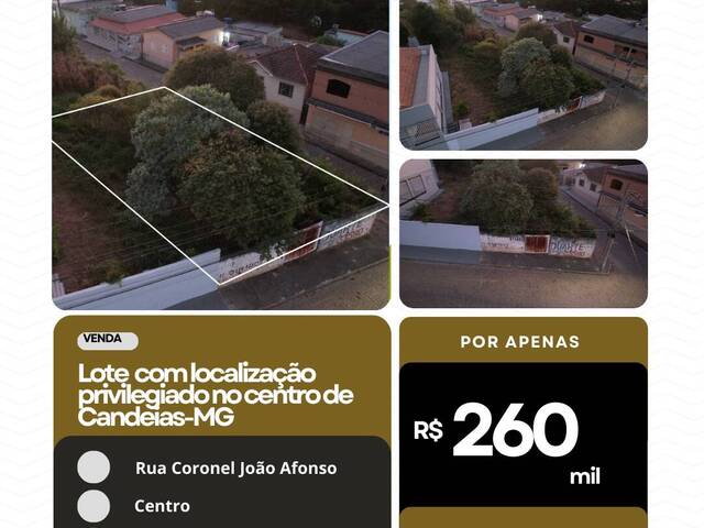 #123 - Área para Venda em Candeias - MG - 1